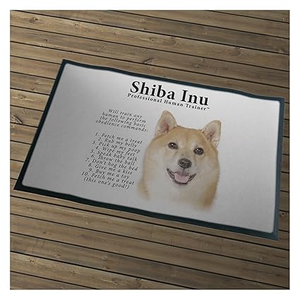 Amazoncom S K Shiba Inu Floor Mat 24 In X 36 In Trainer