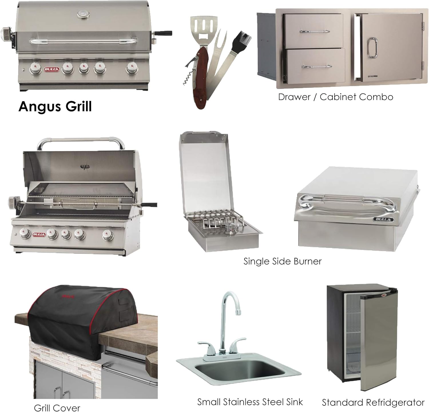 Review BULL GRILLS The Angus 30″ Grill Natural Gas with Single Side