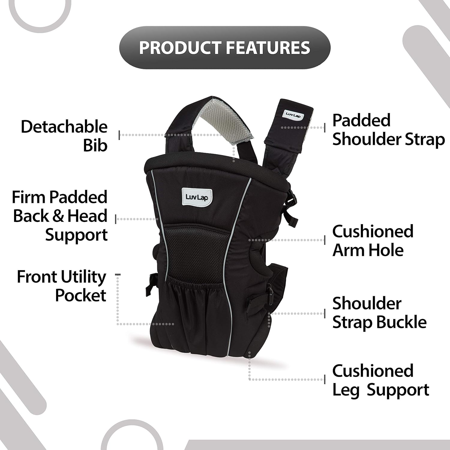 luvlap blossom baby carrier