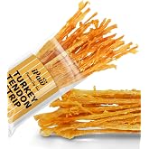 iPaw Turkey Tendon for Dogs, All Natural Human Grade Puppy Chew, Strips | Single Protein, Hypoallergenic, Grain free, Rawhide Alternative Dog Treats, US-Sourced Turkey