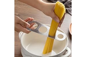 Stainless Steel Spaghetti Measurer 4 Serving Portion Pasta Ruler Quick Measuring Tool for Kitchen Cooking Home or Restaurant 