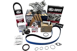 APSG GATES RACING T215RB | COMPLETE TIMING BELT KIT | GENUINE/OEM | Water Pump, Seals, Pulleys, Hydraulic, Accessory Drive Belt | Compatible with GS300 - IS300