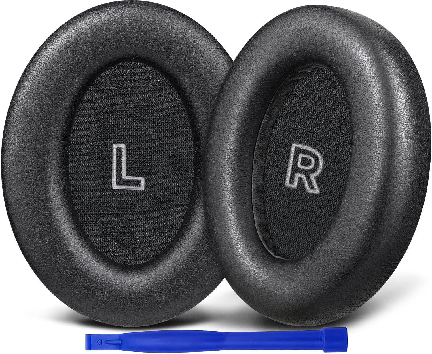 SOULWIT Replacement Earpads for Bose QC Ultra/New QuietComfort Ultra(2nd Gen) Wireless Headphones, Ear Pads Cushions with Softer Protein Leather, High-Density Noise Isolation Foam - Black