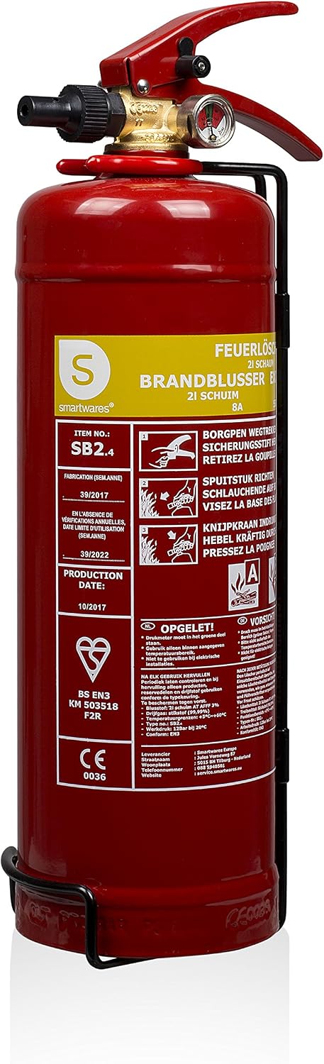 Smartware Foam Extinguisher 2 Litre SW SB2
