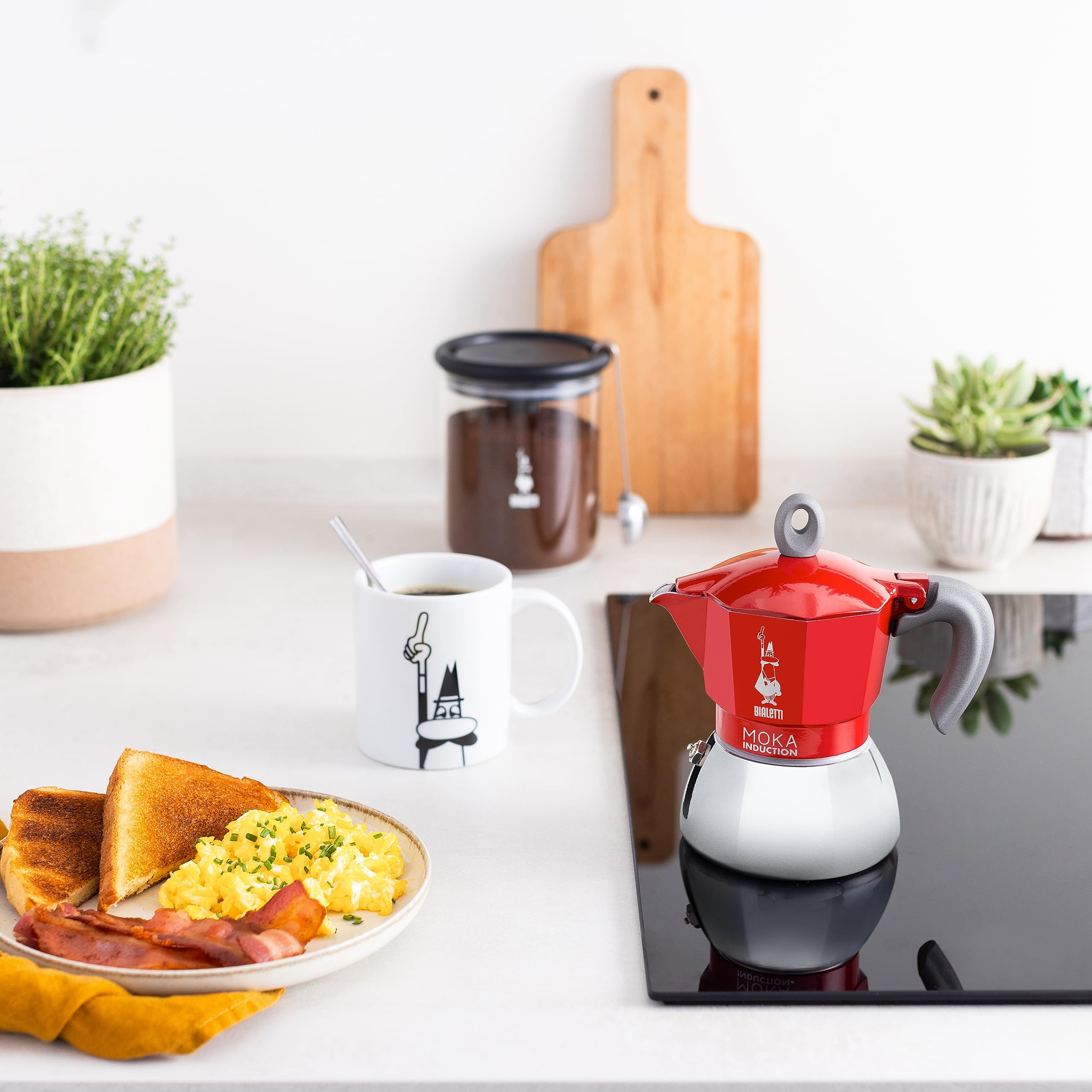 Bialetti Moka Induction, Moka Pot, Suitable for all Types of Hobs, 6