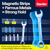 GAUDER Adhesive Magnetic Strips 6 pcs 15 cm x 25 mm x 2 mm Strong Hold view 5