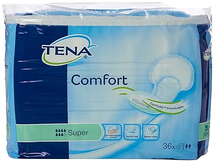 Tena Proskin Comfort Pads Super 2 Packs Of 36 Amazon Co Uk