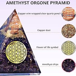 Anaya Agate Orgone Pyramid Aquamarine Crystal