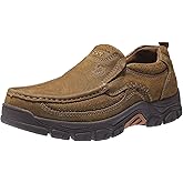 CAMEL CROWN Mens Slip On Loafer Leather Casual Walking Shoes Comfortable for Work Office Dress Outdoor