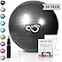 Live Infinitely Exercise Ball (55cm-95cm) Extra Thick Professional Grade Balance & Stability Ball- Anti Burst Tested Supports 2200lbs- Includes Hand Pump & Workout Guide Access