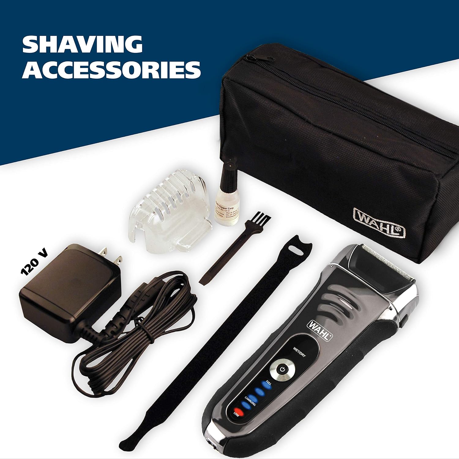 Wahl Smart Shave Afeitadora Recargable De Iones De Litio Para Hombre Tecnologia Smartshave Para Afeitar Recortar Y Afeitar Humedo O Seco Con - 