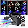 DJ Laser Light for Party, Programmable with Custom Patterns and Animations, Professional 3D Animation, Sound Activated, ILD, RGB, Perfect for Show, Weddings, Clubs, Christmas, Halloween
