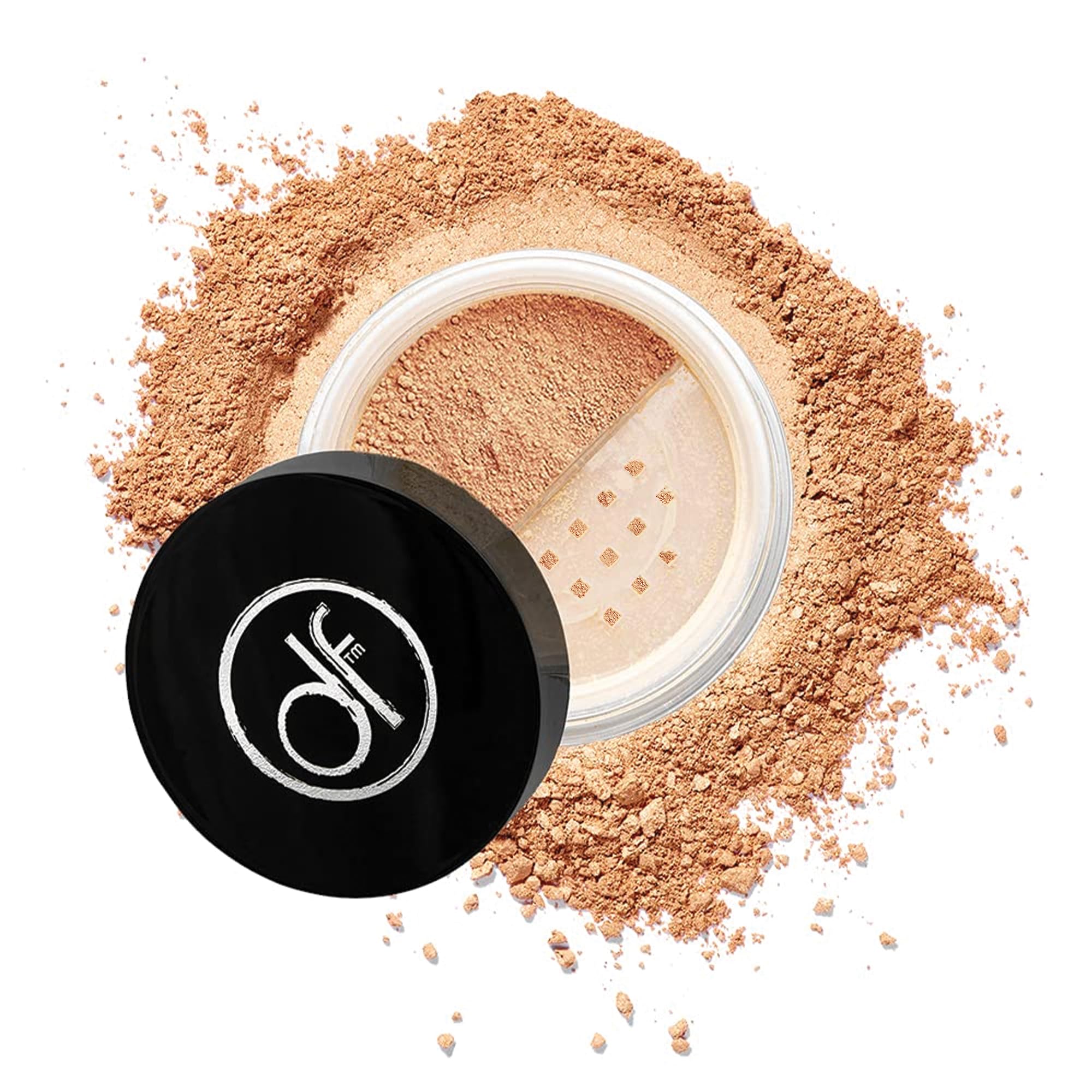 Dermaflage Mineral Powder Foundation - Full Coverage, Talc-Free & Lasting Matte Finish - Natural Ingredients with Antioxidants - Safe for Sensitive Skin & Made in USA