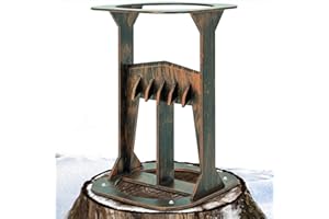 KONYINZAO Firewood Kindling Splitter, XXL Manual Log Splitter Wedge, Sharpen Alloy Steel Opening, One-Piece Molding, Heavy Duty Double-Blade Wood Cracker for Camping, Outdoors, Fireplace & Cabin