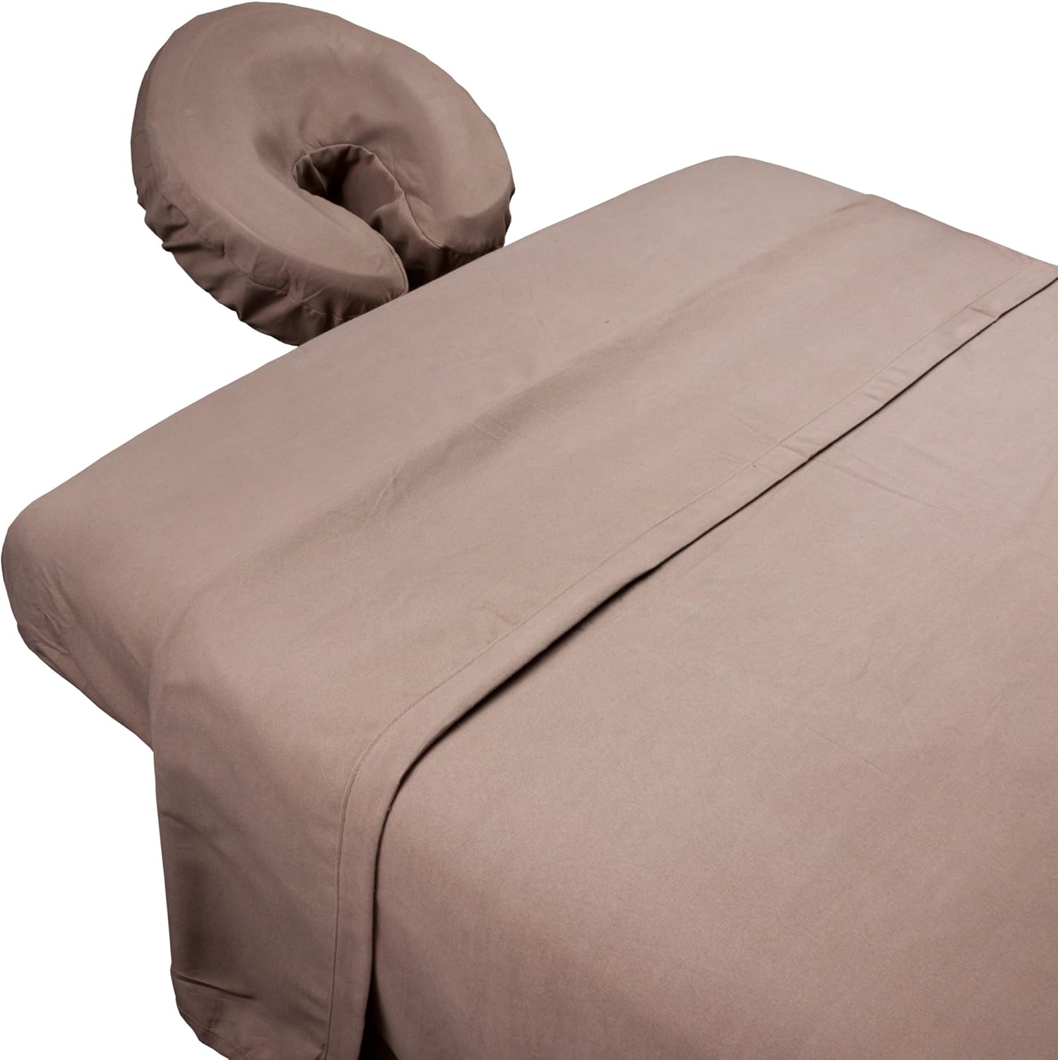 Tranquility Microfiber Massage Sheet Sets by Body Linen - Lightweight, Long-Lasting Microfiber Massage Table Sheet Set - Stain-Resistant, Soft and No Pilling {Walnut}: Health & Personal Care