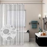 WELTRXE Shower Curtain Liner 183x183cm Mould Proof 12 Grommets 3 Magnets view 7