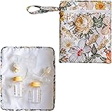 Breast Pump Bag Wet Bag - Pump Bag with Floral Pattern Wet Dry Bag for Breast Pump Parts Pumping Bag Size is 13" by 11" Pump 