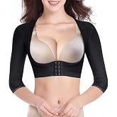 BRABIC Upper Arm Shaper for Women Post Surgical Slimmer Compression Sleeves | Posture Corrector Shapewear for Women, Arm Lipo Garment, Lymphedema Compression, Breast/Back Support, Flabby Arms, Slimming