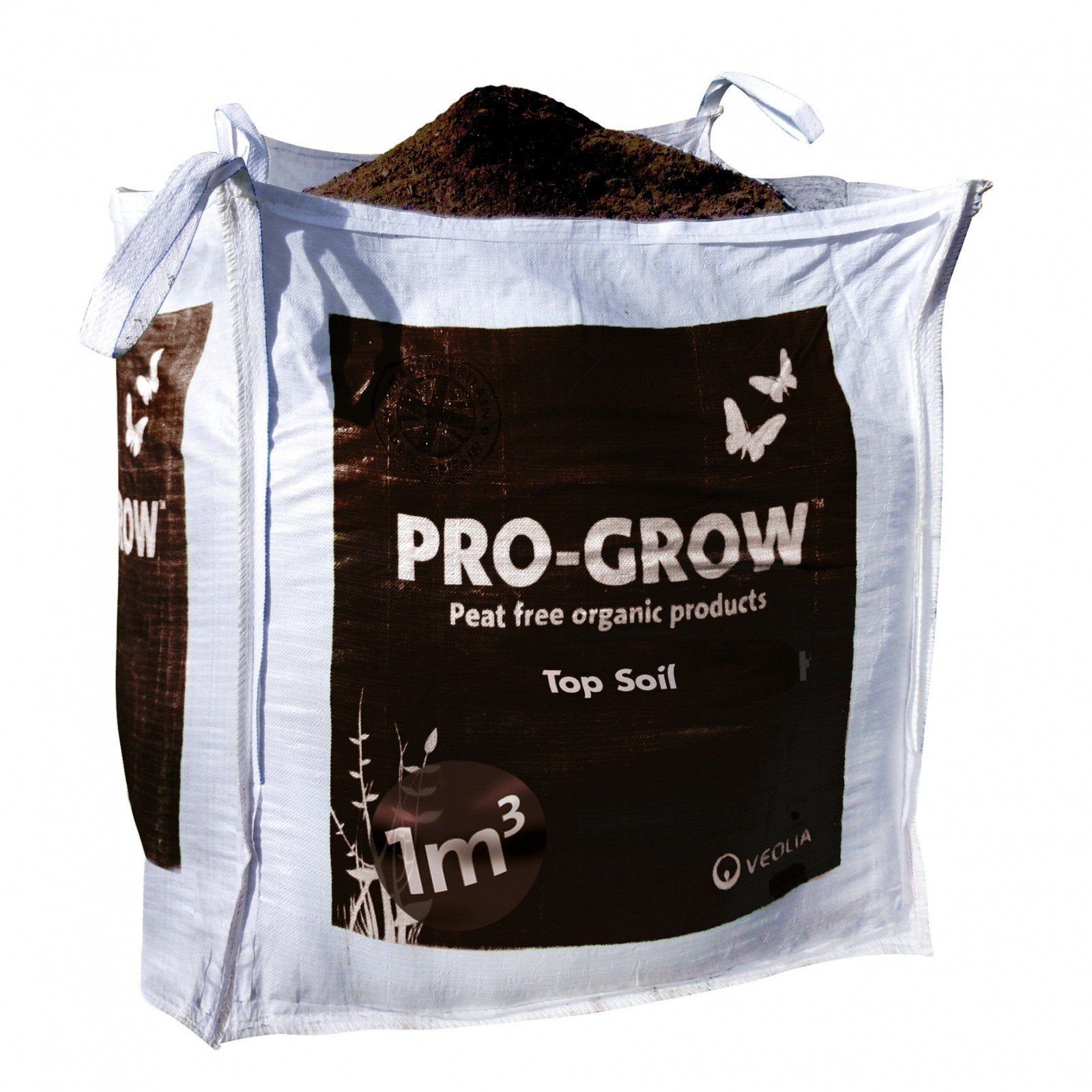 730L Premium Topsoil Bulk Bag: Peat-Free 10mm fine Multipurpose Topsoil Compost for Gardening, Landscaping, Planting, topdressing, Building Raised beds & lawns