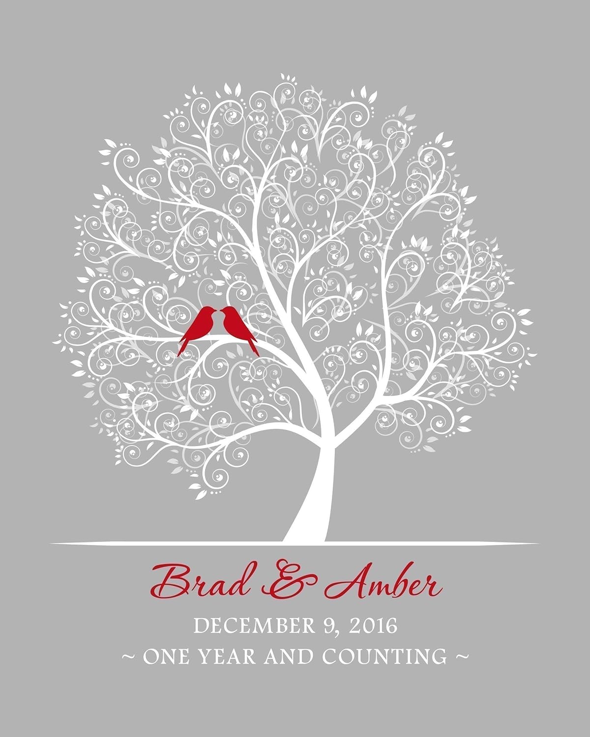 1st anniversary gift for daughter and husband