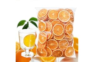 KachiKachi Dried Orange Slices | No Sugar Added | Family Pack | Orange Wheels | Dehydrated Dried Fruit for Cocktails/Cakes/Crafts/Potpourri/Candle Making (17.6oz | 500g)