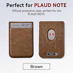 Magnetic Carrying Leather Case for PLAUD Note AI