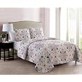Catherine Lansfield - Set Copripiumino A Righe, 300 Fili, Per Letto