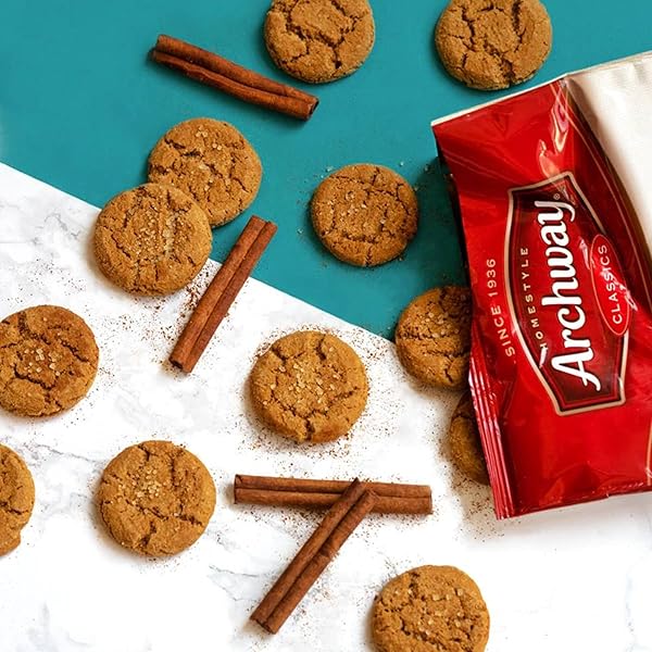 ARCHWAY COOKIES, CRISPY GINGERSNAPS COOKIES, 12 OUNCE
