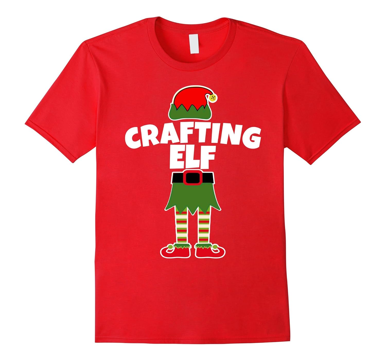 CRAFTING ELF Christmas T Shirt Arts & Crafts Lovers Crafters-ANZ