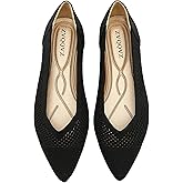 ZVQQVZ Ballet Flats Shoes for Women Knit Mesh Flats Shoes Womens Dressy Comfortable Pointed Toe Washable Slip On Flat