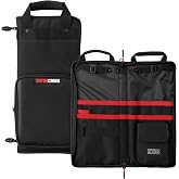 Gator Cases ICON Series Drum Stick Bag Holds 16 Pairs with Internal Dividers, Fast Grab Stick Perch, Removable Stick Sleeve, and Mounts to Icon Series Cymbal Bag (GP-ICON-STICKBAG)