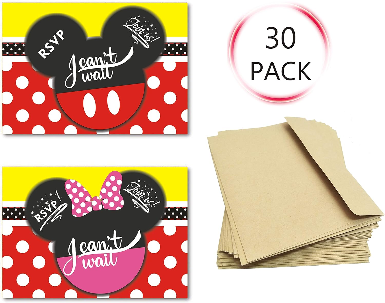 mickey and minnie baby shower invitations