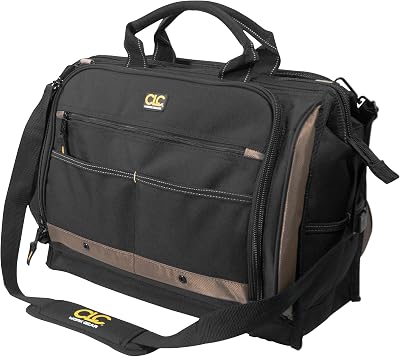 Custom Leathercraft CLC 1539 Multi-Compartment 50 Pocket Tool Bag Organizer