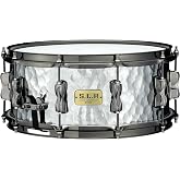 Tama S.L.P. Expressive Hammered Steel Snare Drum - 6 inches x 14 inches, Glossy