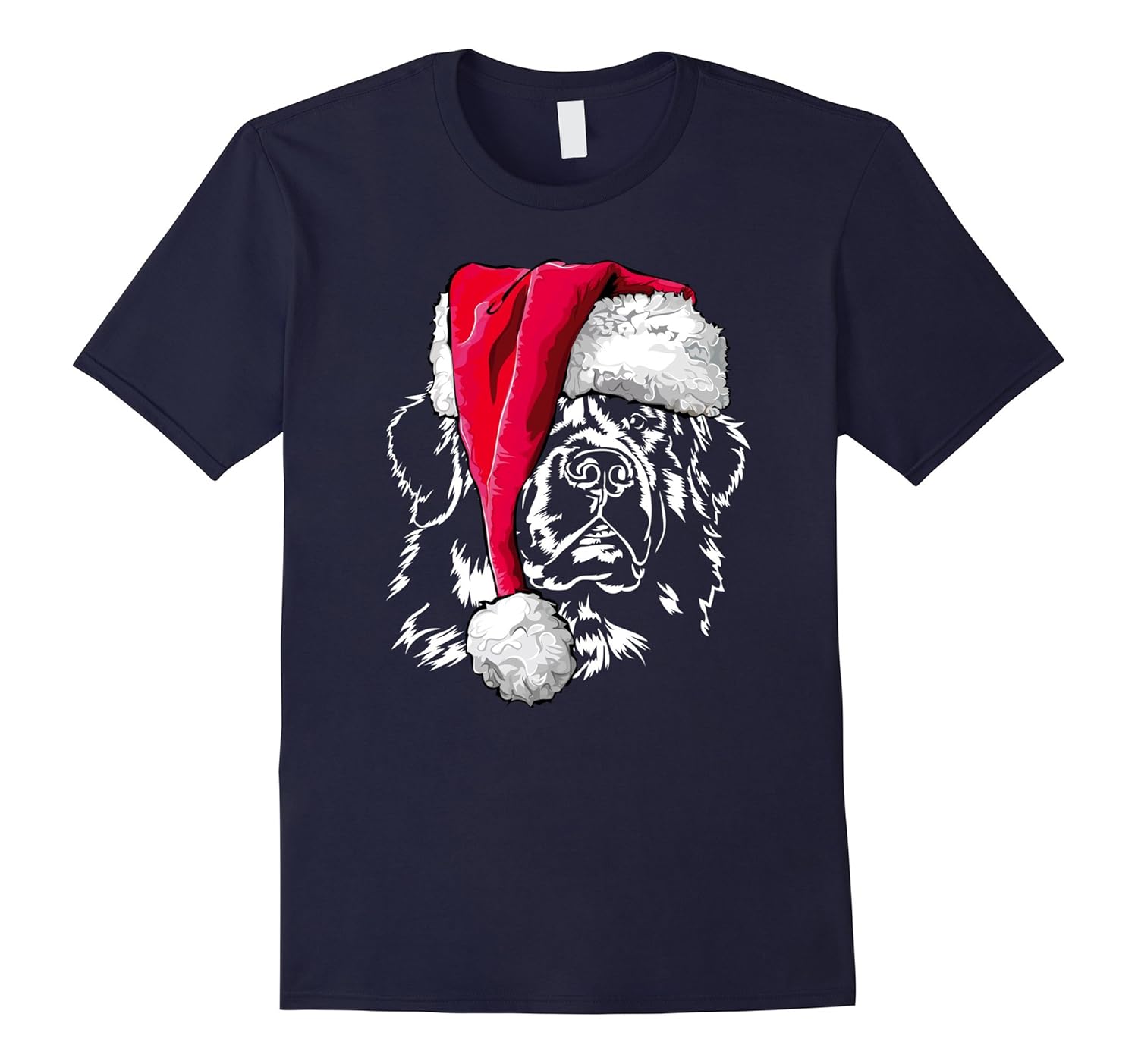 Funny Newfoundland Christmas T Shirt dog shirt tee gift Hund-ANZ