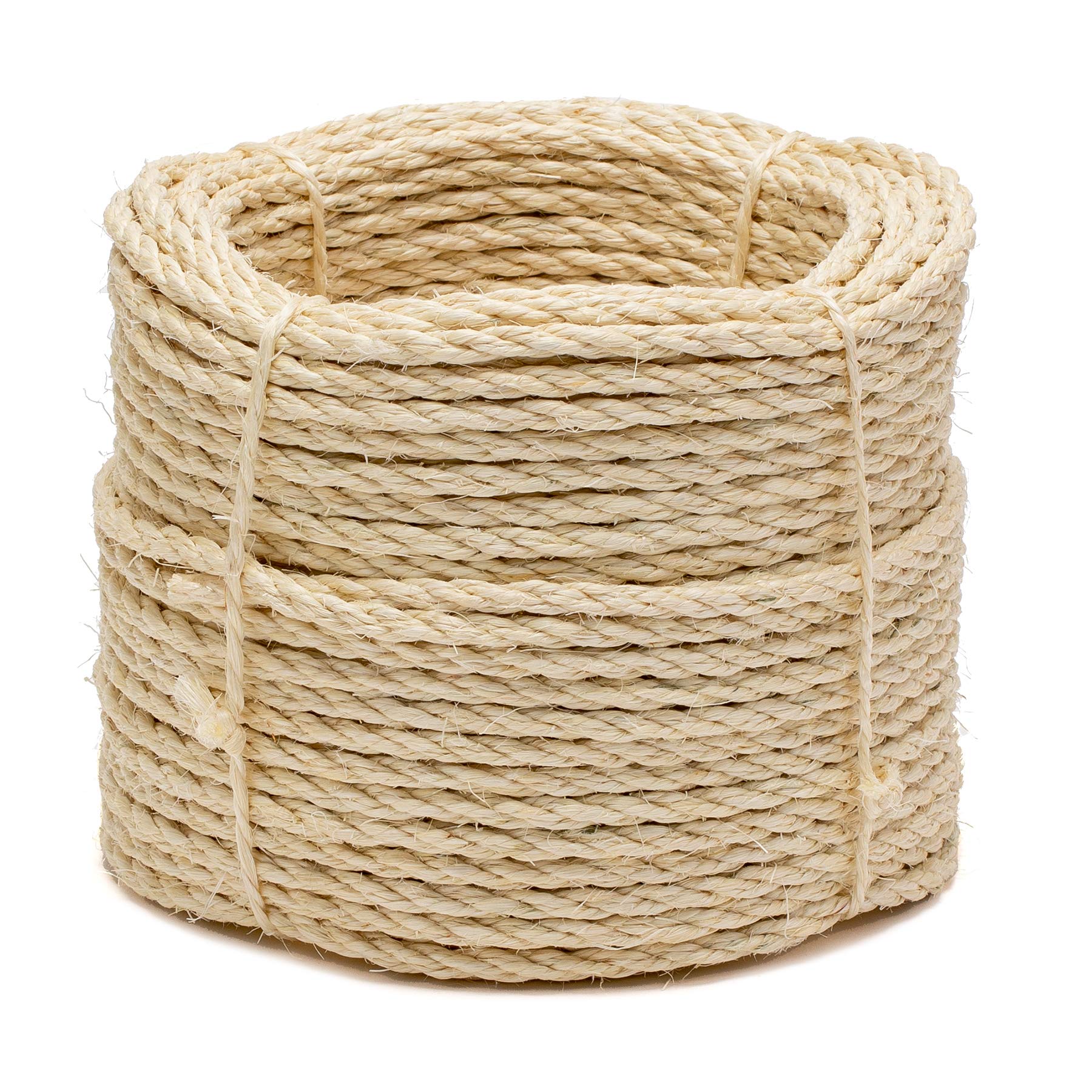 La cordeline 385-50 Crown m Sisal Rope Diameter 6 mm, Natural, 50 Mètres