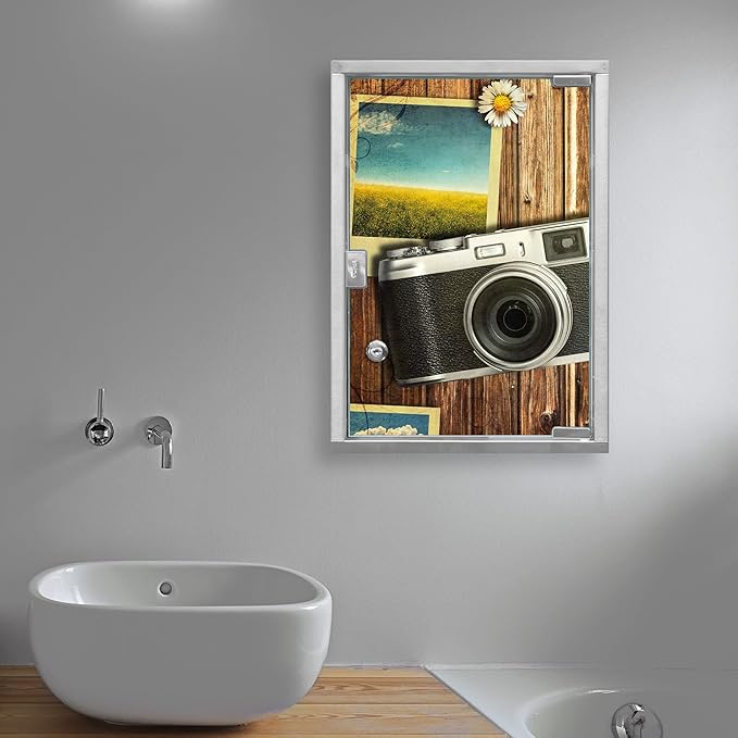 Acero inoxidable botiquín con diseño: fotos: Amazon.es: Hogar