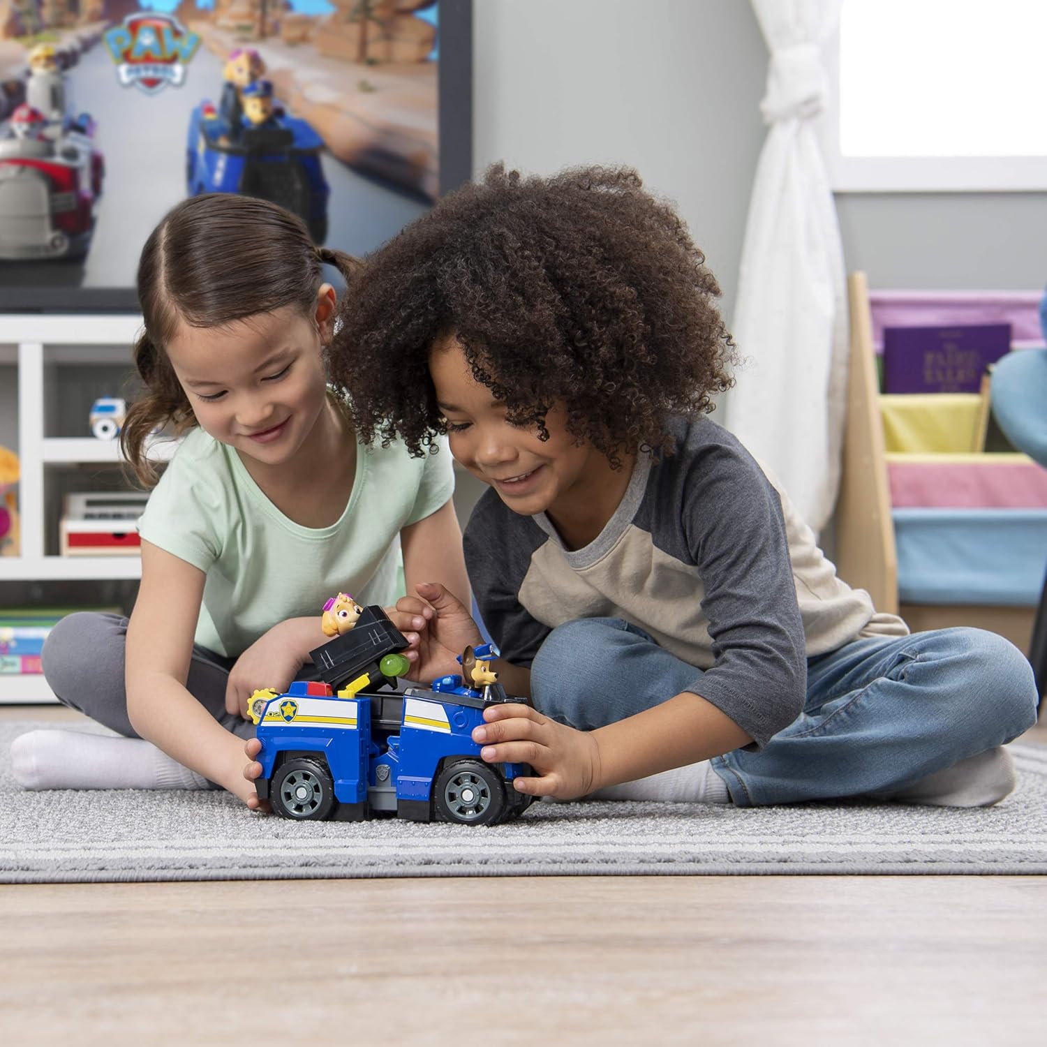 Paw Patrol Chase Split-second 2-in-1 Transforming Vehicle and Figure