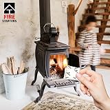 Topline 500 Instant Fire Starter Sachets Refillable Tube Waterproof Wood Burner view 3