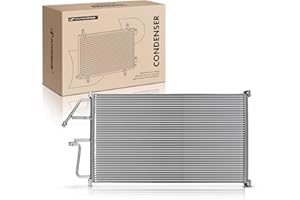A-Premium Air Conditioning A/C Condenser Compatible with Chevrolet, GMC Models - Blazer, C1500 C2500 C3500 (Suburban) - K1500