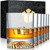 OPAYLY Whiskey Glasses Old Fashioned Glasses Set of 6 12oz Rocks Glasses Gift for Men Women Drinking Bourbon Scotch Cocktails Rum Cognac Vodka at Home Bar