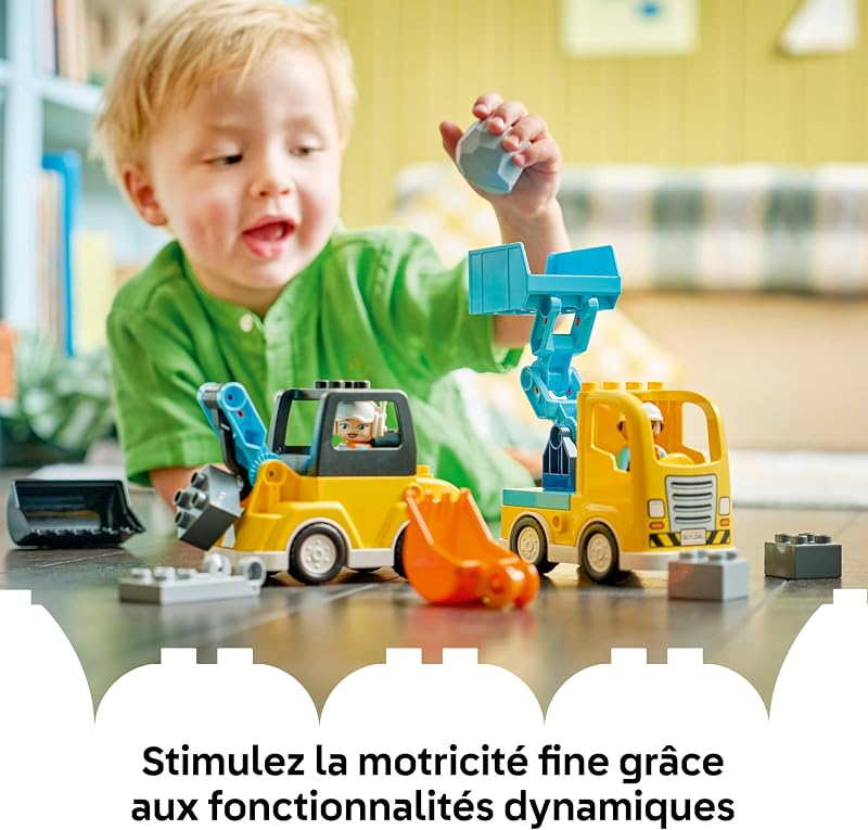 Duplo Les véhicules de Chantier 3-en-1 10475