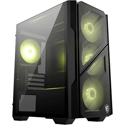 MSI MAG FORGE M110R AIRFLOW Gaming Case with ARGB Fans