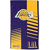 Northwest NBA Los Angeles Lakers Oversized Microfiber Beach Towel, 40 x 72 Inches – Quick Dry, Sand Resistant, Lightweight, Highly Absorbent, Riser Design