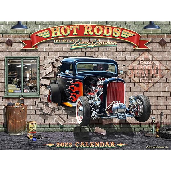 Hot Rods 2023 Calendar: Larry Grossman, Larry Grossman: 9781631144455:  Amazon.com: Books