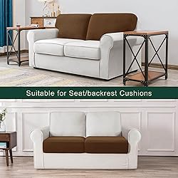 CHUN YI 2 Piece Stretch Couch Cushion Covers Or