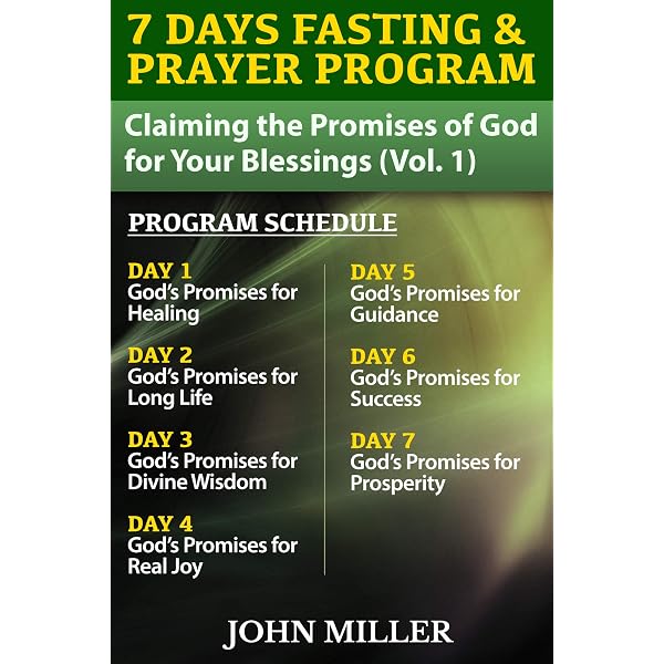 Amazon.com: 7 Days Fasting & Prayer Program: Claiming the Promises