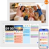 Digital Calendar, 15.6-inch Smart Family Calendar with Touch Screen, No Subscription, Family Wall Planner &amp; Chore Chart, Interactive HD Display for Family Schedules, Meal Planning, Photo Display, Desktop &amp; Wall Mount