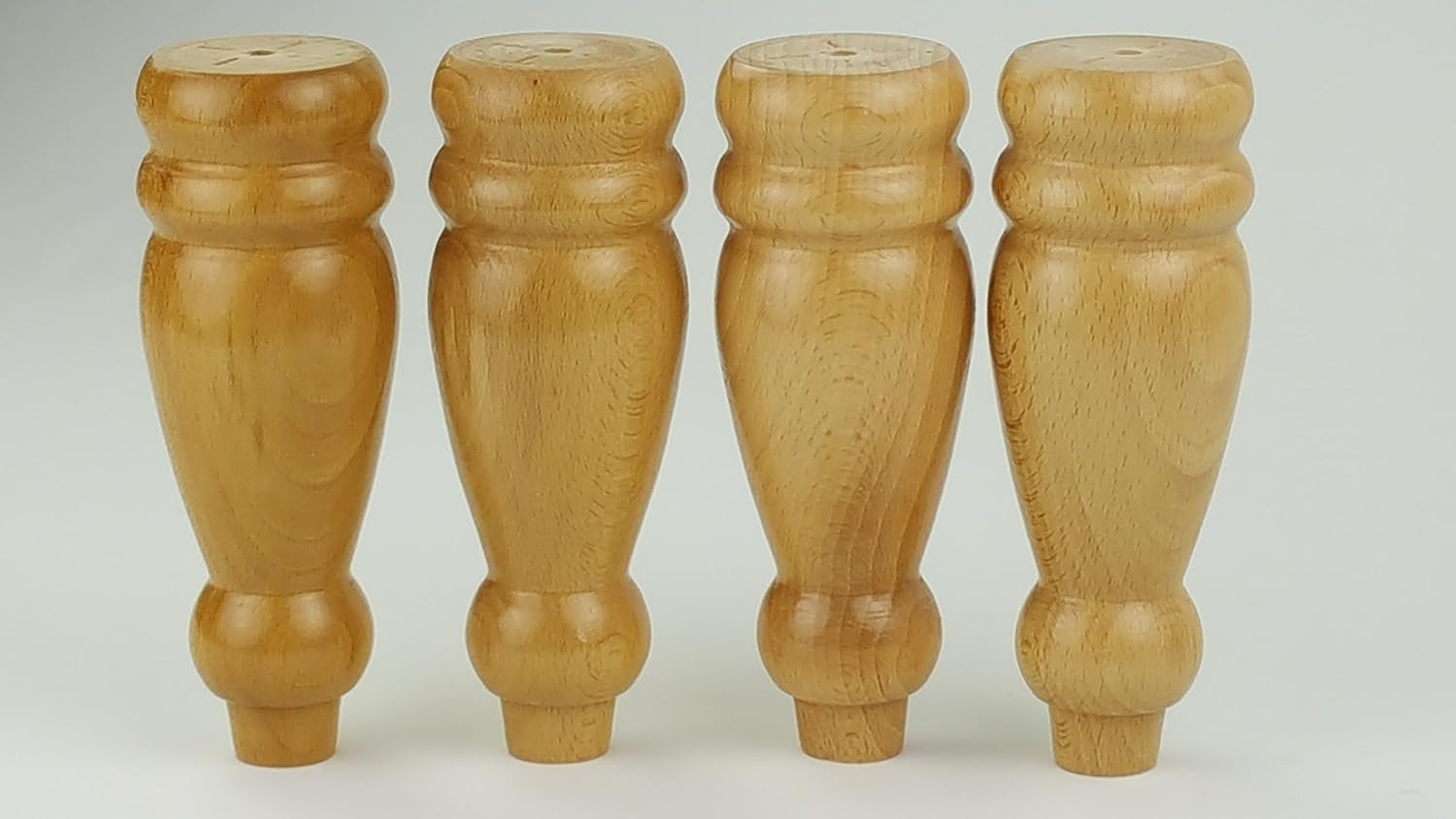 Knightsbrandnu2u 4 X Finition Naturelle tourné en Bois Pieds de Remplacement de Pieds de Meubles Knightsbrandnu2u 4 X Finition Naturelle tourné en Bois Pieds de Remplacement de Pieds de Meubles