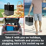 10L Mini Fridge Cooler Warmer AC DC UK EU Plug Portable view 4
